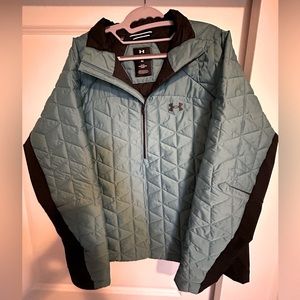 Under Armour Men's ColdGear® Reactor Doppler Hybrid Jacket Blue Black XL